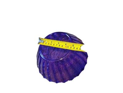 I Fluted Purple Semi Transparent Serving Table Bowl Dish 8 - Thumbnail 5