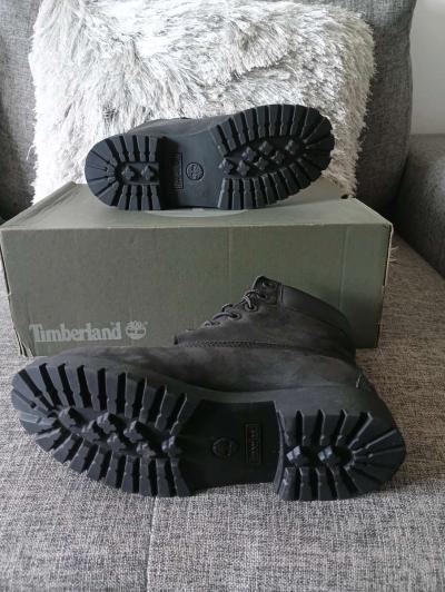 Timberland Premium 6 Inch Waterproof Boots Color Black Nubuc - Thumbnail 6