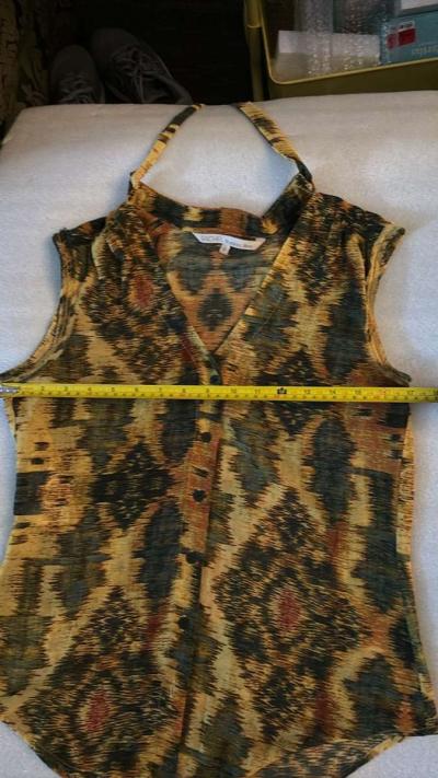 RACHEL Rachel Roy Multicolor Tie Front Blouse Size 2 - Thumbnail 4