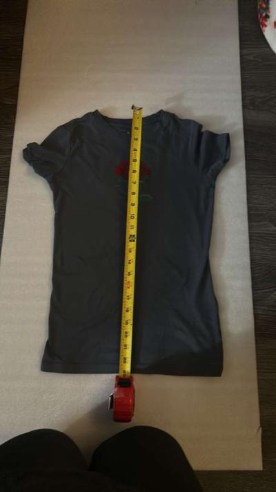 Free State Gray Womens Rose Graphic Tee Size XS Trending Ros - Thumbnail 3