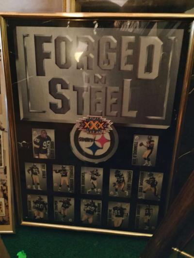wall picture of pgh steelers