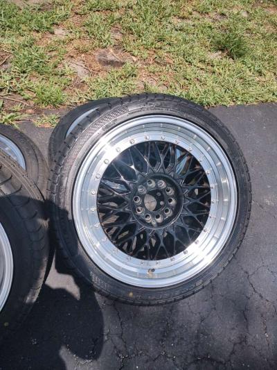BBS alloy wheel with tire excellent condition See picture fo - Thumbnail 6