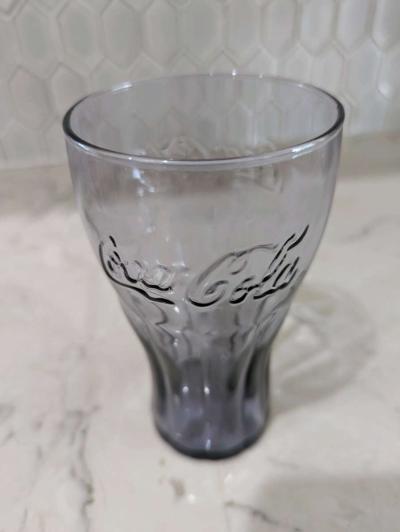 Pair of Purple CocaCola Glasses - Thumbnail 4