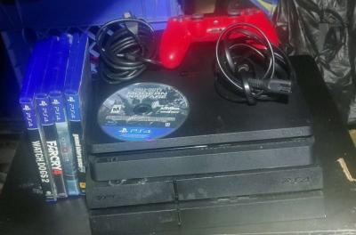 two PS4 consoles 5 games and one controller - Thumbnail 3