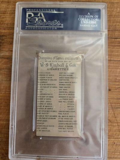 1887 ws kimball Dell Darling baseball catcher - Thumbnail 2