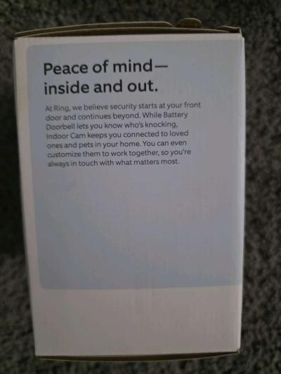 Ring Battery Doorbell And Indoor Cam - Thumbnail 4