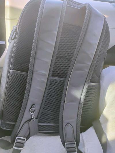 black leather Coach backpack - Thumbnail 3