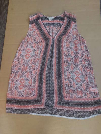 Lucky Brand Womens Printed Border Tank Size S - Thumbnail 2