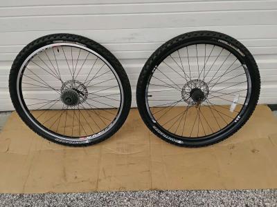 2 Schwinn Bicycle Front  Rear Rims Tires OEM Like New - Thumbnail 2