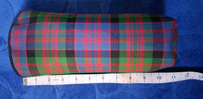 TEACHERS SCOTCH LIQUOR TARTAN BAG WITH GLASS SCOTCH BOTTLE - Thumbnail 4