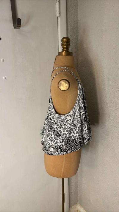 LATISTE Sun Dial Crop Top Tank M Party Festival Boho - Thumbnail 5