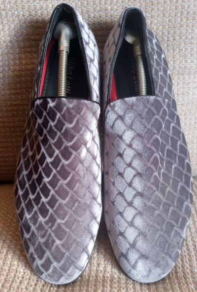 Miko Lotti Gray Slip On Dress or Casual Shoes - Thumbnail 3