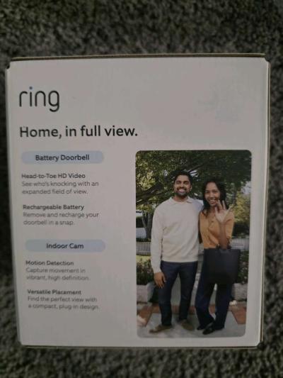 Ring Battery Doorbell And Indoor Cam - Thumbnail 3