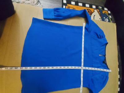 J Crew Factory Blue Long Sleeve Blouse Size XXS - Thumbnail 5