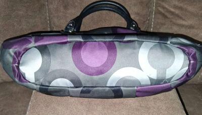 Coach Madison Sophia Sateen Clover Purse Handbag l - Thumbnail 5