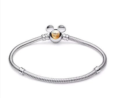 PANDORA MOMENTS DISNEY 100TH ANNIVERSARY SNAKE CHAIN BRACELE - Thumbnail 6