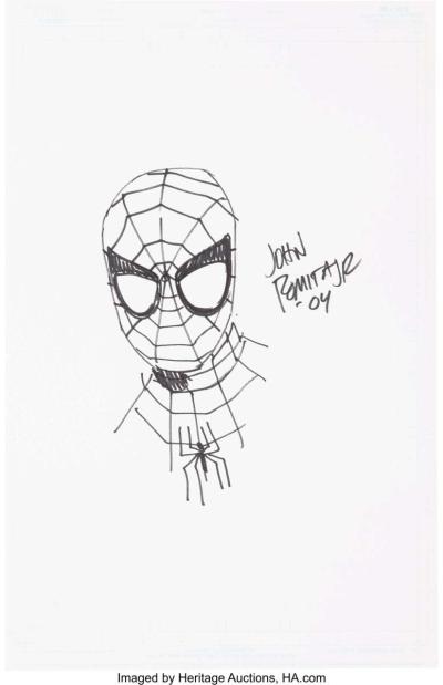 spider man sketch original