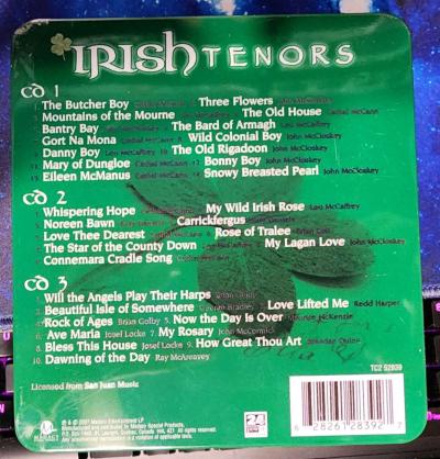 3 Disk Irish Tenors Collectors with Tin - Thumbnail 6