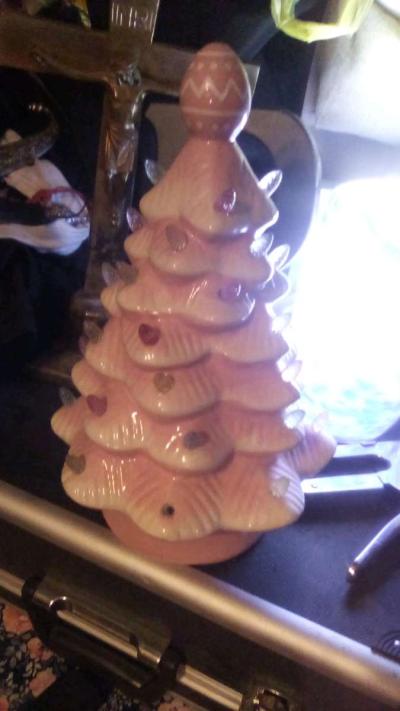 ceramic Easter tree that lights up - Thumbnail 2