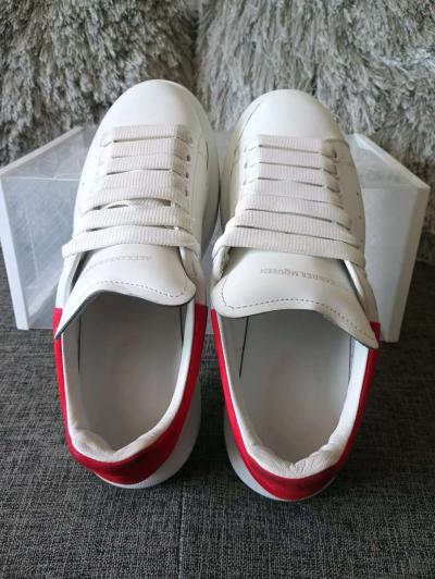 Alexander McQueen White Leather Sneakers 462214 size US 85 f - Thumbnail 5