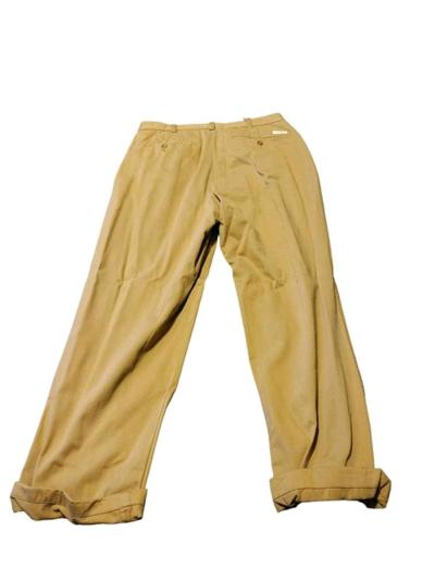 Daniel Cremieux Classic Mens Tan Dress Pants Size 33 x 30 - Thumbnail 2