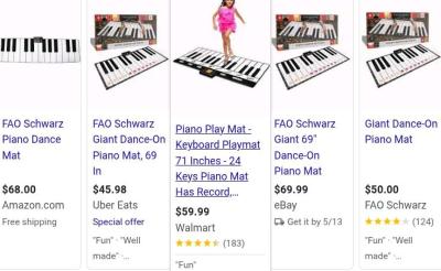 Childrens 69 in Dance On Piano Mat FAO Schwarz Giant Piano - Thumbnail 5