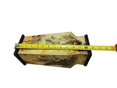 Grape Vine painted VASE 13 5 Dia At 4 Middle Good Condition - Thumbnail 4