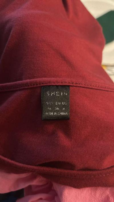 SHEIN Maroon Icon 90s Graphic Crop Tshirt Size M - Thumbnail 6