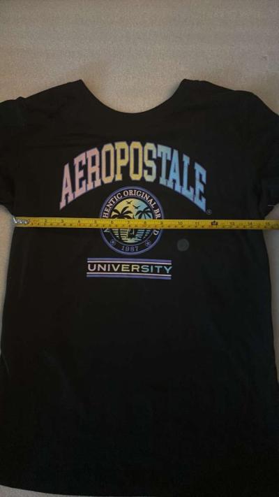 Aeropostale University Classic Crew 1987 Short Sleeve Tee Si - Thumbnail 4