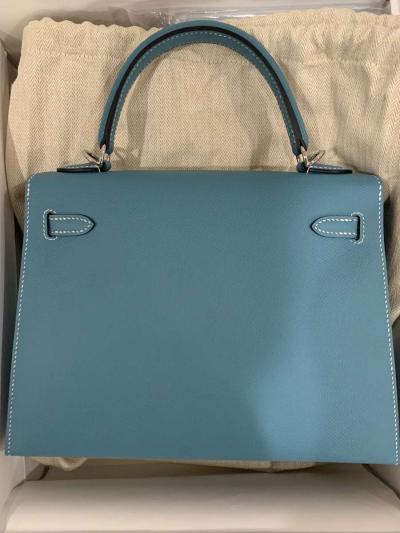 Hermes Kelly 25 Epsom New Jeans - Thumbnail 2