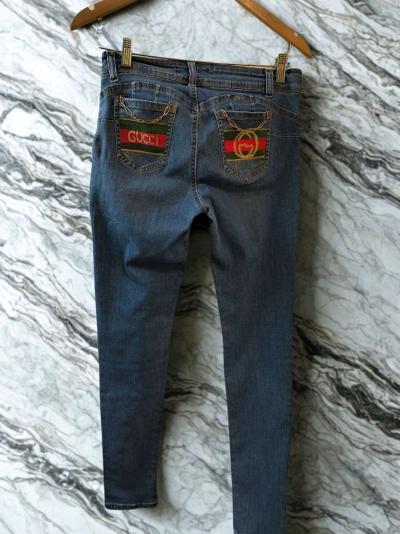 Hand painted Wax Butt Jeans - Thumbnail 2