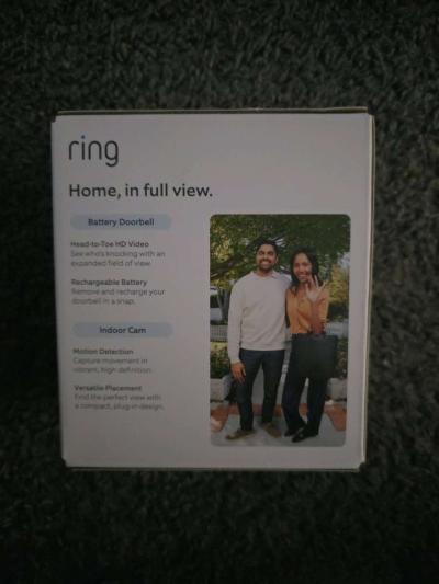 Ring Battery Doorbell And Indoor Cam open seal - Thumbnail 3
