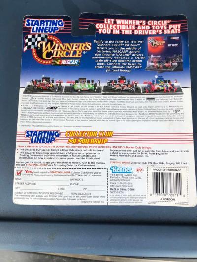 Jeff Gordon card and figger helmet 1999 - Thumbnail 2