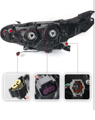 Headlight Assembly Replacement for 2020 2021 2022 Sentra S - Thumbnail 2