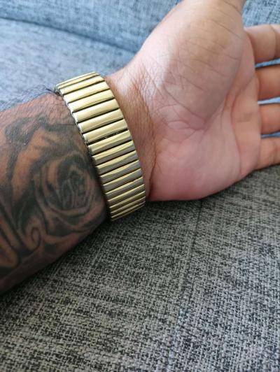 Vintage Timex Watch Men Classic Luxury Gold Tone Stainless S - Thumbnail 3