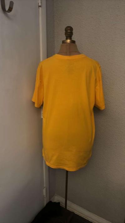 Aaliyah Graphic Yellow Short Sleeve TShirt Size ML 90s Style - Thumbnail 2