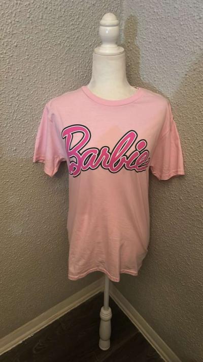 Barbie Official Living the Dream Life Pink TShirt Size S - Thumbnail 3