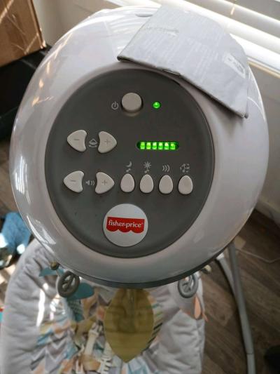 fisher Price infant plug in swing - Thumbnail 2