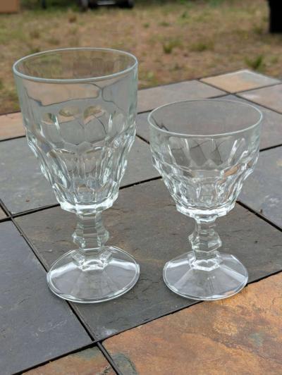 30 Vintage Stem Bottom Glasses - Thumbnail 1