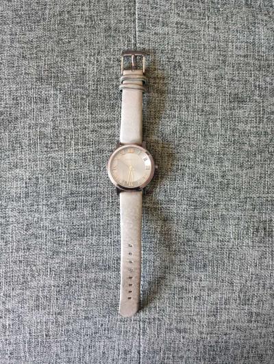 MICHAEL KORS Womens Norie Sable IP Latte Beige Leather Rose - Thumbnail 3