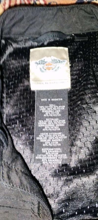 Harley Davidson cloth riding jacket - Thumbnail 3