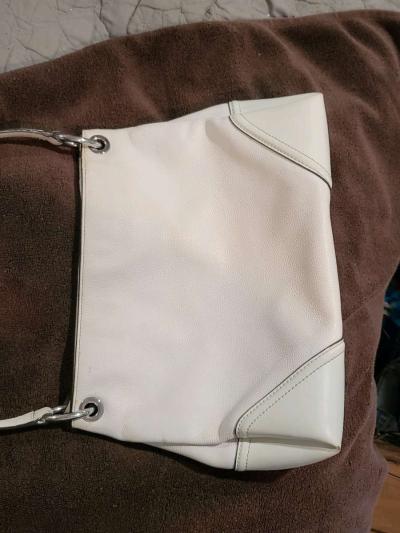 White MK Handbag - Thumbnail 4