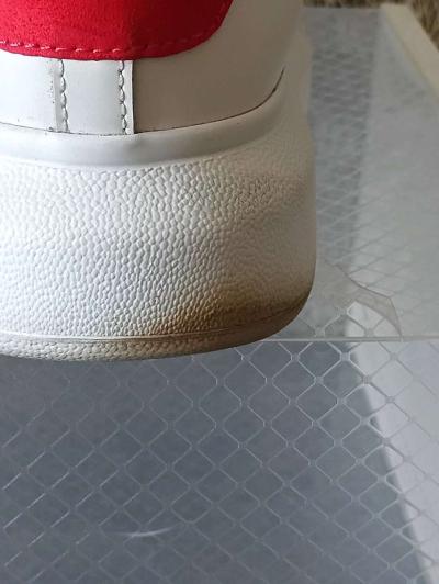 Alexander McQueen White Leather Sneakers 462214 size US 85 f - Thumbnail 6