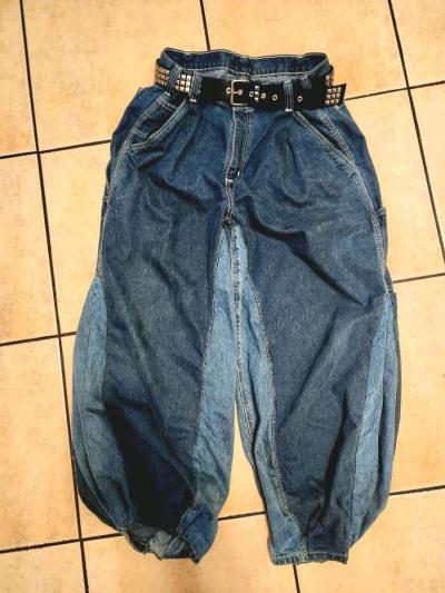 Hand Stitch blue Baggy jeans - Pomona, California