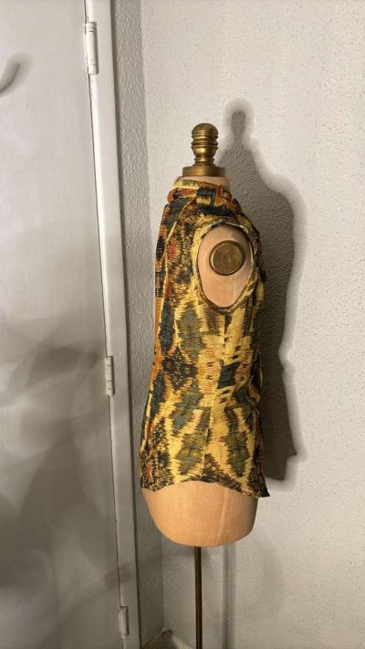 RACHEL Rachel Roy Multicolor Tie Front Blouse Size 2 - Thumbnail 2