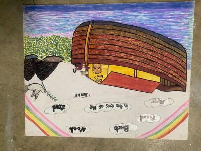 Noahs Ark Christian painting - Thumbnail 1