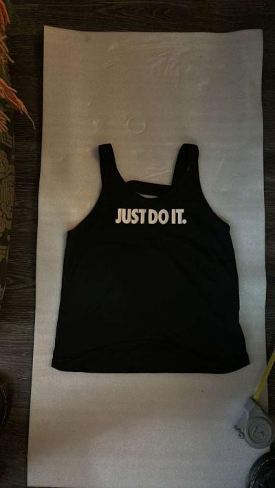 Nike Womens DriFit Breathe Elastika Tank BQ5802010 BlackWhit - Thumbnail 5