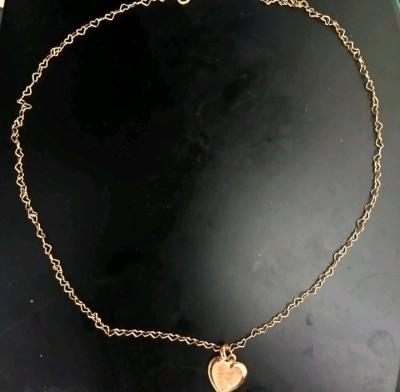 Pandora Rose Gold Heart Necklace - Thumbnail 1