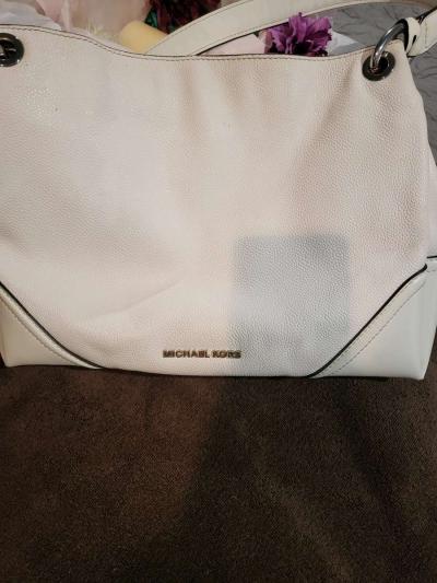 White MK Handbag - Thumbnail 6