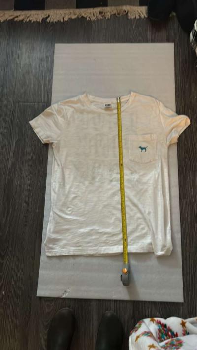 PINK Victoria Secret Short Sleeve Campus TShirt Size Small W - Thumbnail 4